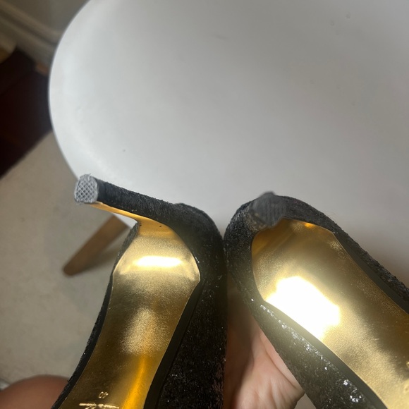 Ted Baker Black sparkly Stillettos size 40 beautiful condition inside and out - Picture 10 of 16